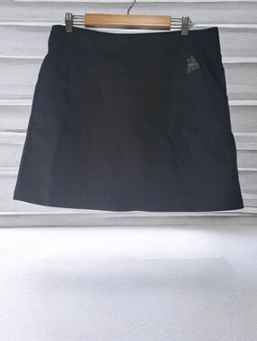 Life is Good skirt women's size 10 black skort activewear active